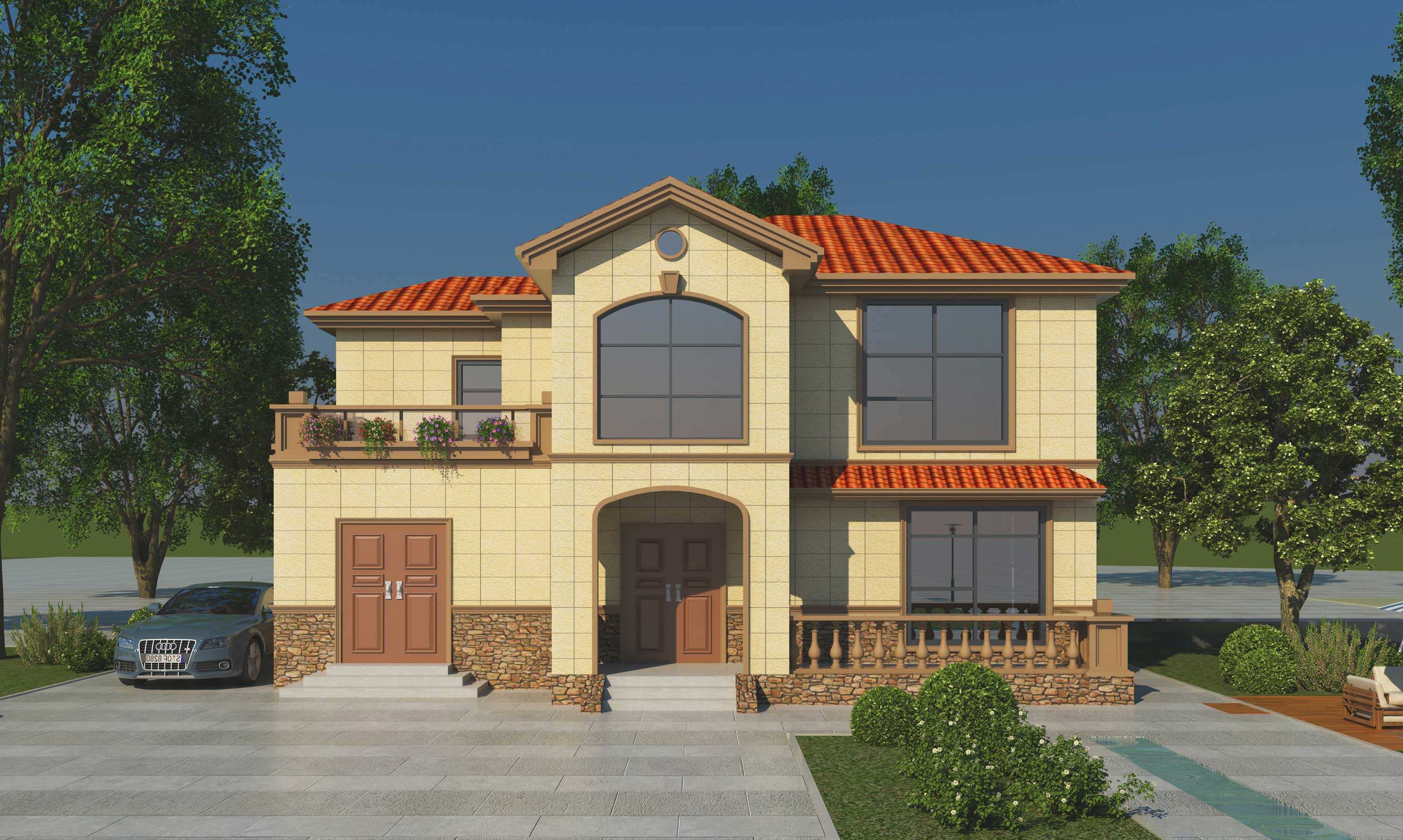 新农村轻钢别墅 鹤岗农村轻钢别墅质量好