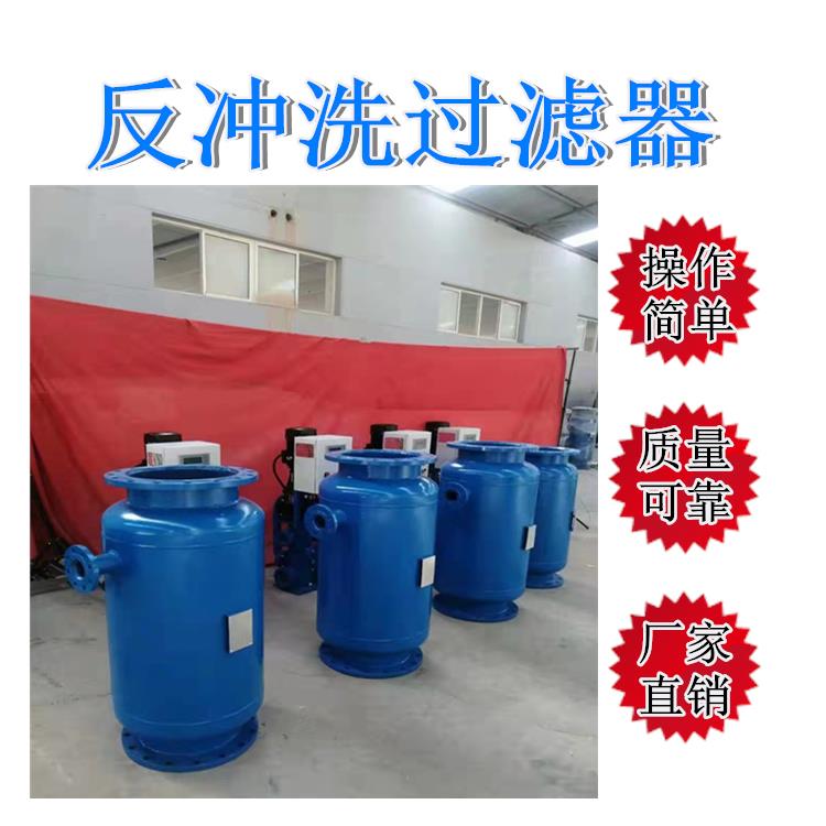 全自反冲洗过滤器 碳钢篮式过滤器