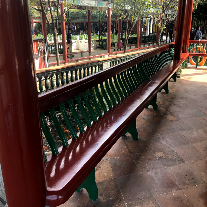仿古护栏杆哈尔滨中式美人靠铝栏杆尺寸齐全