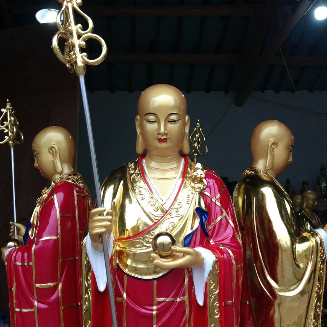 地藏王菩萨肉身塑像图片