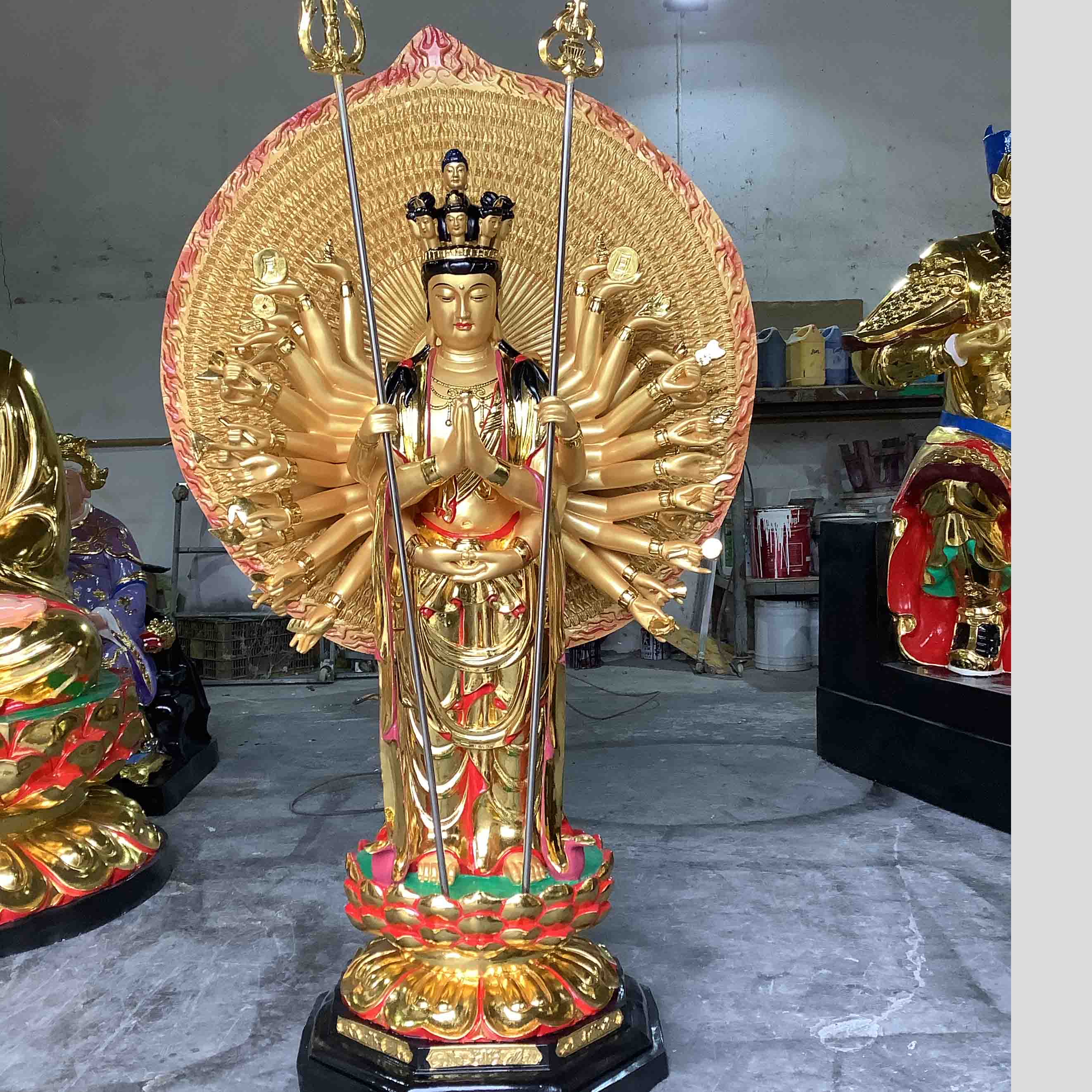 河南佛像定做千手观音佛像树脂神像摆件