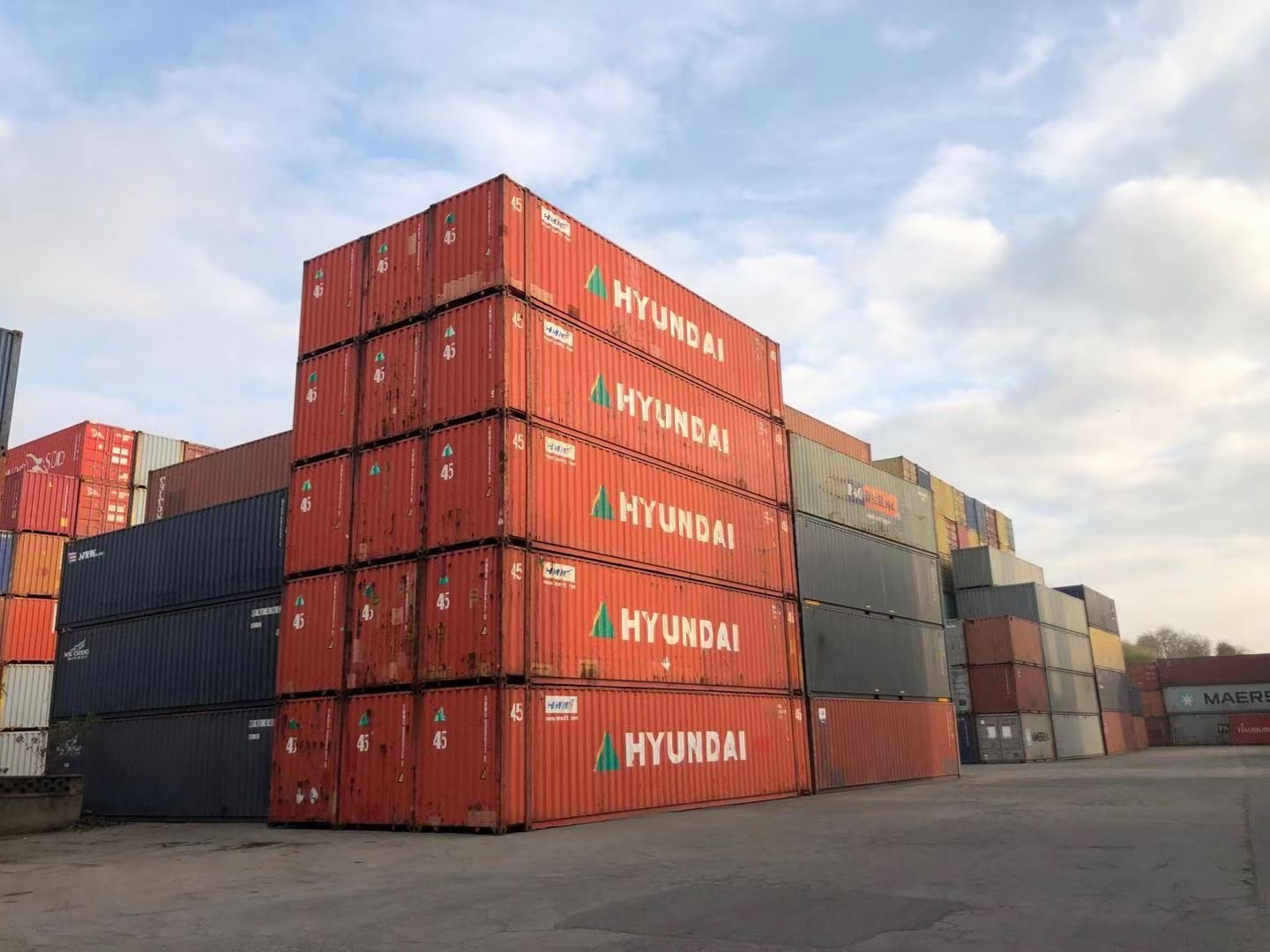 珠海40货柜箱二手集装箱货柜批发