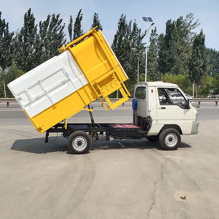侧装式垃圾车 海口小区工厂自装卸垃圾车支持定制