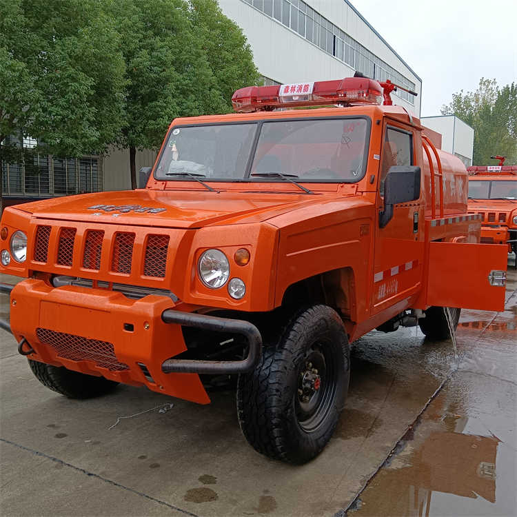 天津市小型森林消防车 四驱越野灭火供水车 供水消防车