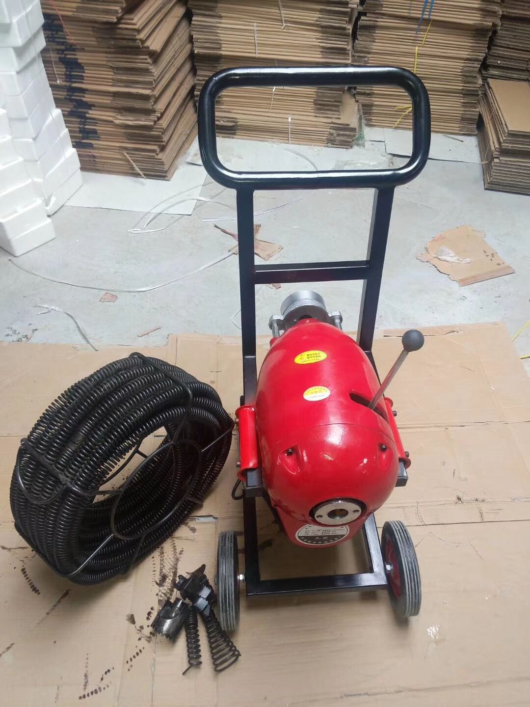 管道清理设备 小区物业下水道疏通机物流发货