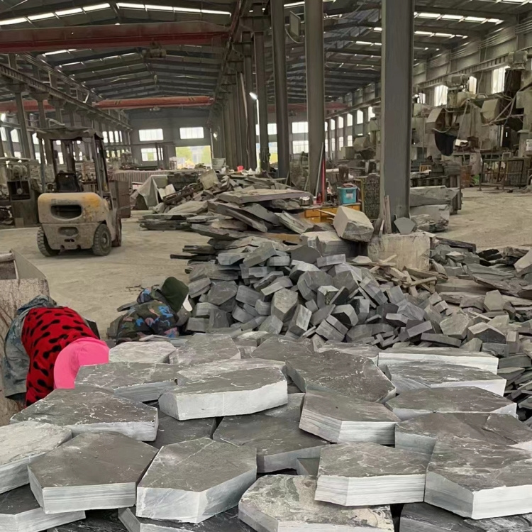 浙江地砖文化石 六角冰裂纹生产厂家 防滑耐磨损