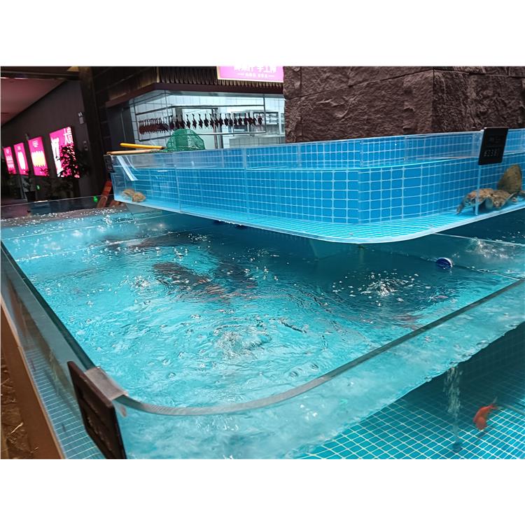 郴州海鲜池制冷设备 生鲜市场鱼缸定做工程