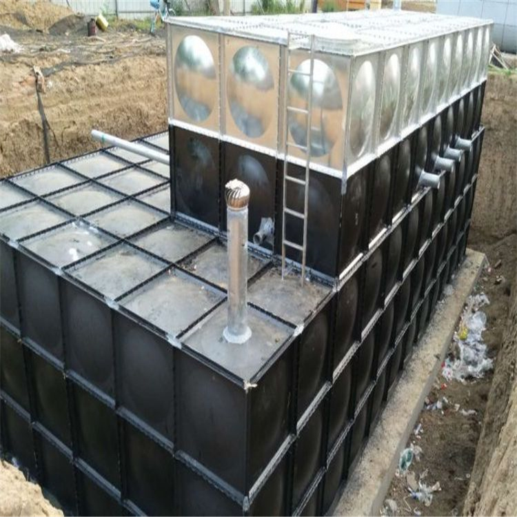 甘肃地埋装配式水箱 箱泵一体化消防泵站