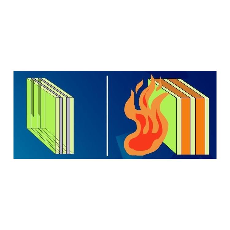 岳阳单片铯钾纳米硅防火玻璃 防火等级 不起泡防火玻璃