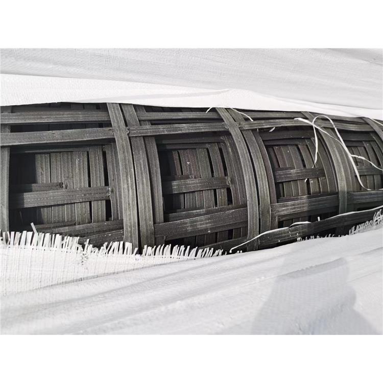 双向80KN钢塑土工格栅 兰州100KN软土基钢塑格栅