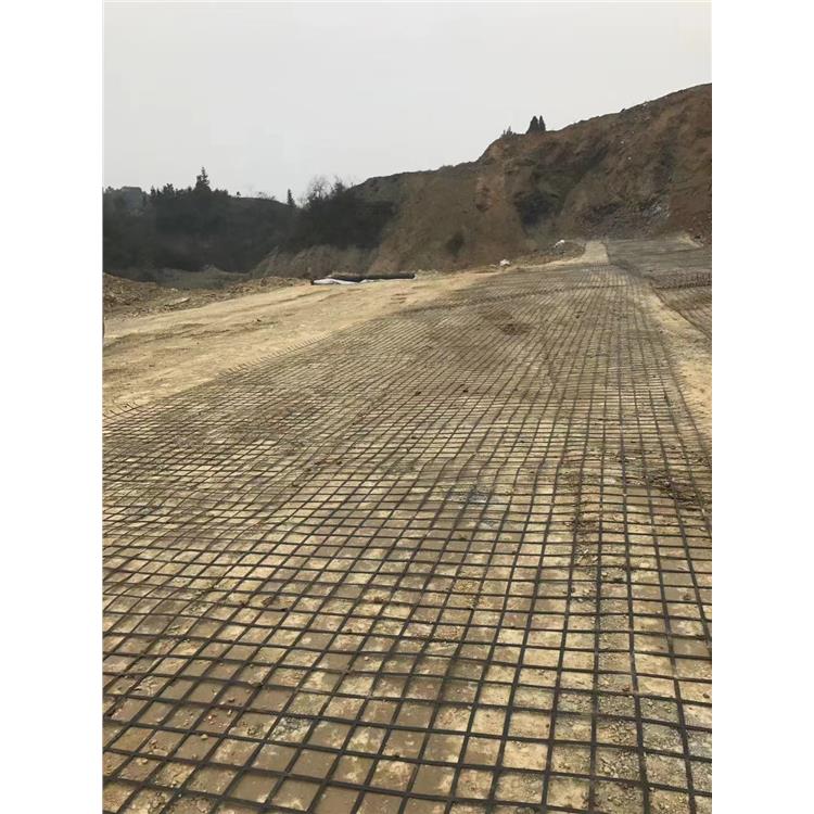 石家庄80KN钢塑复合格栅 4根钢丝土工格栅