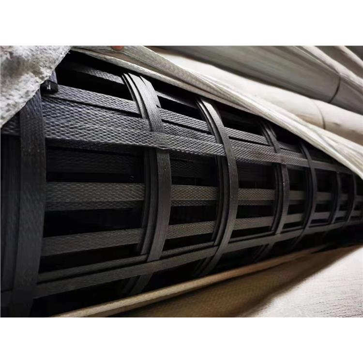 80KN钢塑复合格栅 产地货源 武汉公路路基加筋钢塑格栅