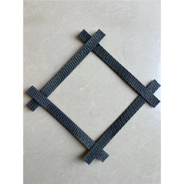 济南单向钢塑格栅 双向80KN钢塑土工格栅 厂家