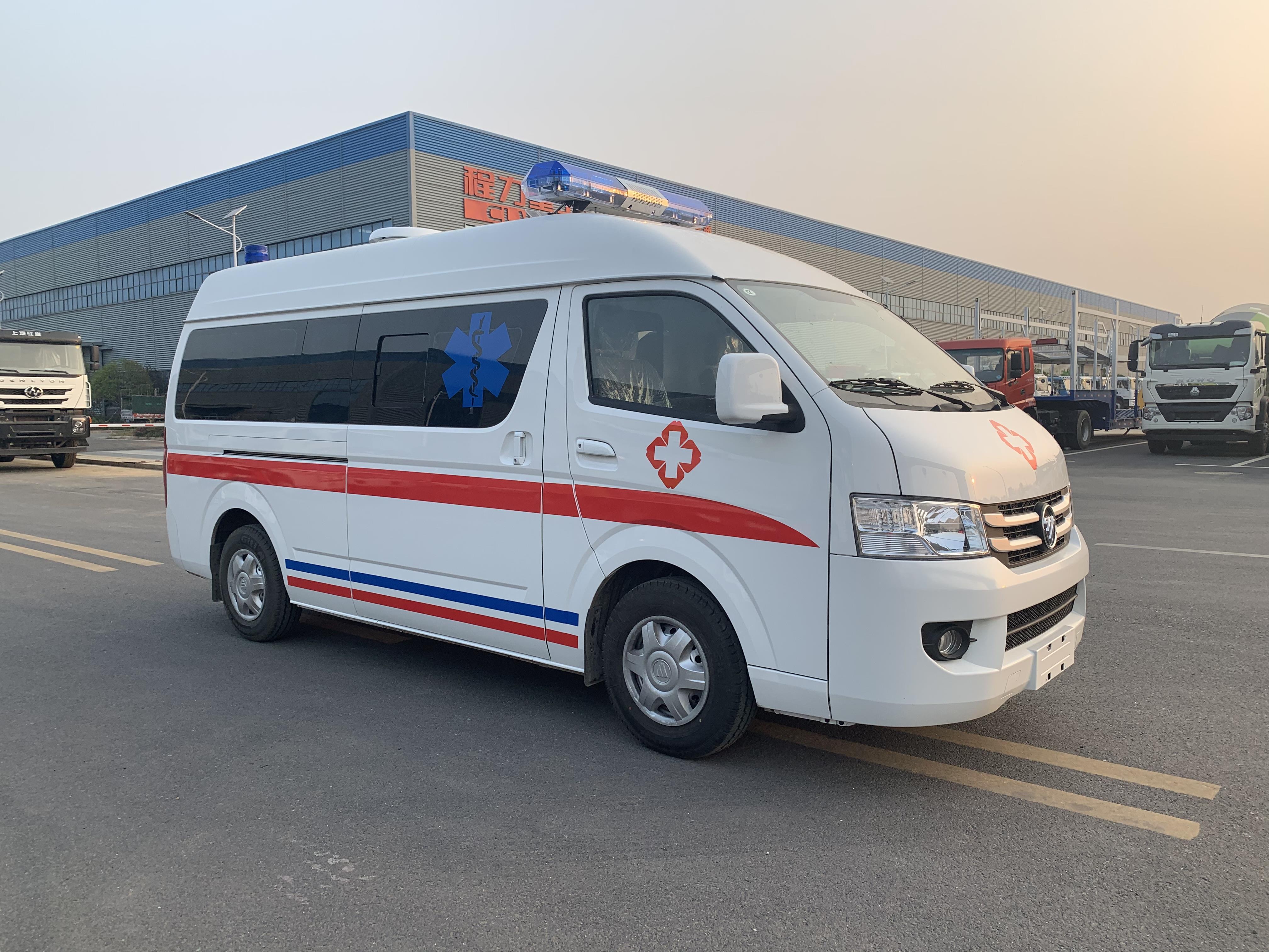 福田救护车国六g7小型救护车厂家销售 直供嘉峪关市