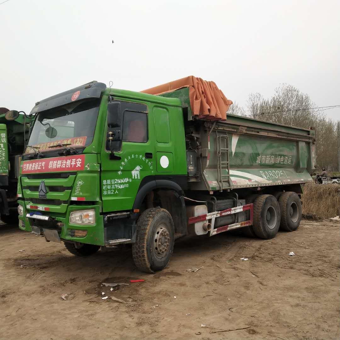 厂家二手工程车报价二手环保型自卸车德龙新m3000环保型渣土车