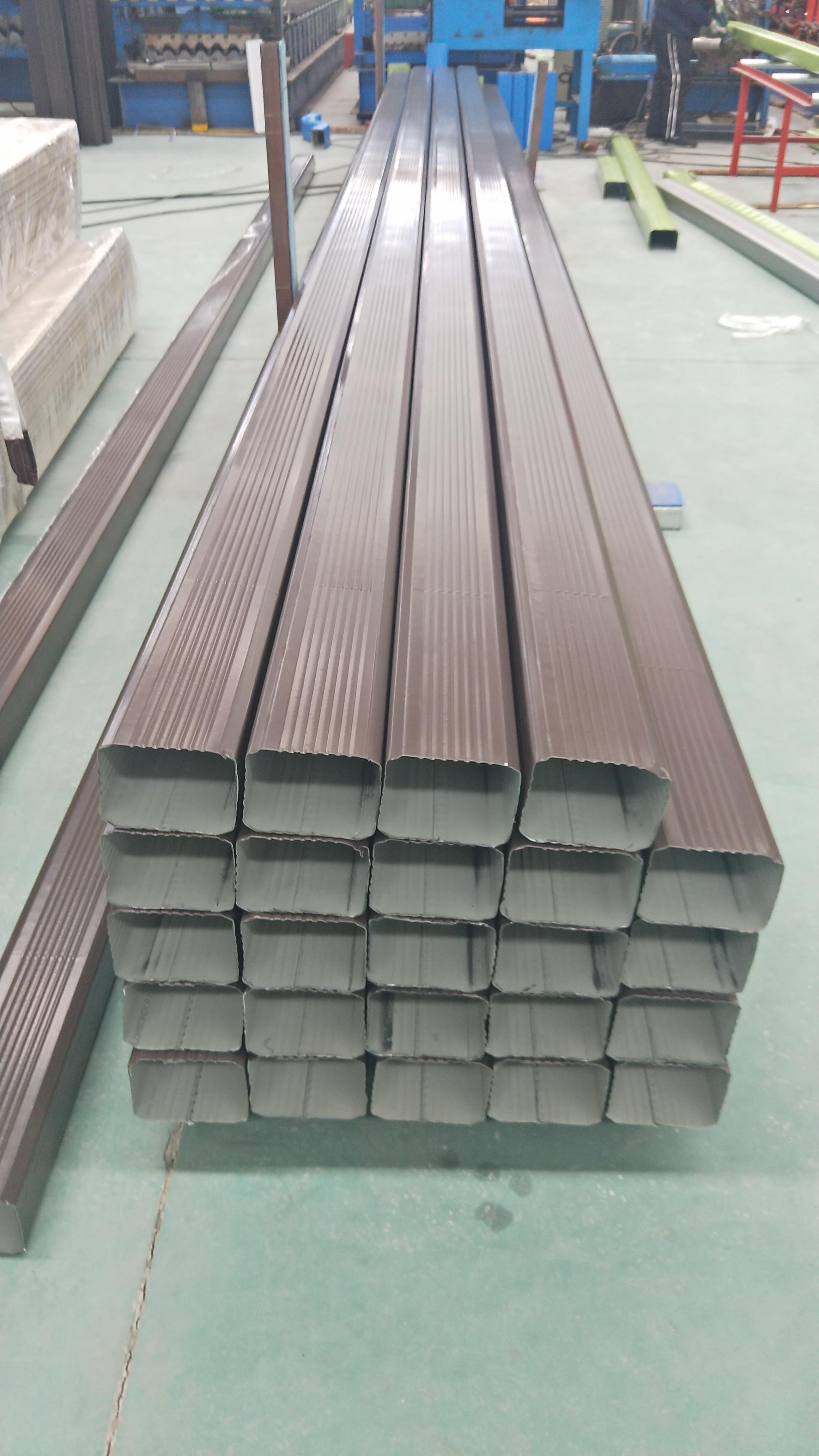 结构工程有限公司 产品展厅 >辽宁生产加工130*100彩钢落水管144*108