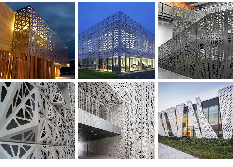 广州市普森装饰材料有限公司 产品展厅 >天津市普森商场外墙雕刻铝