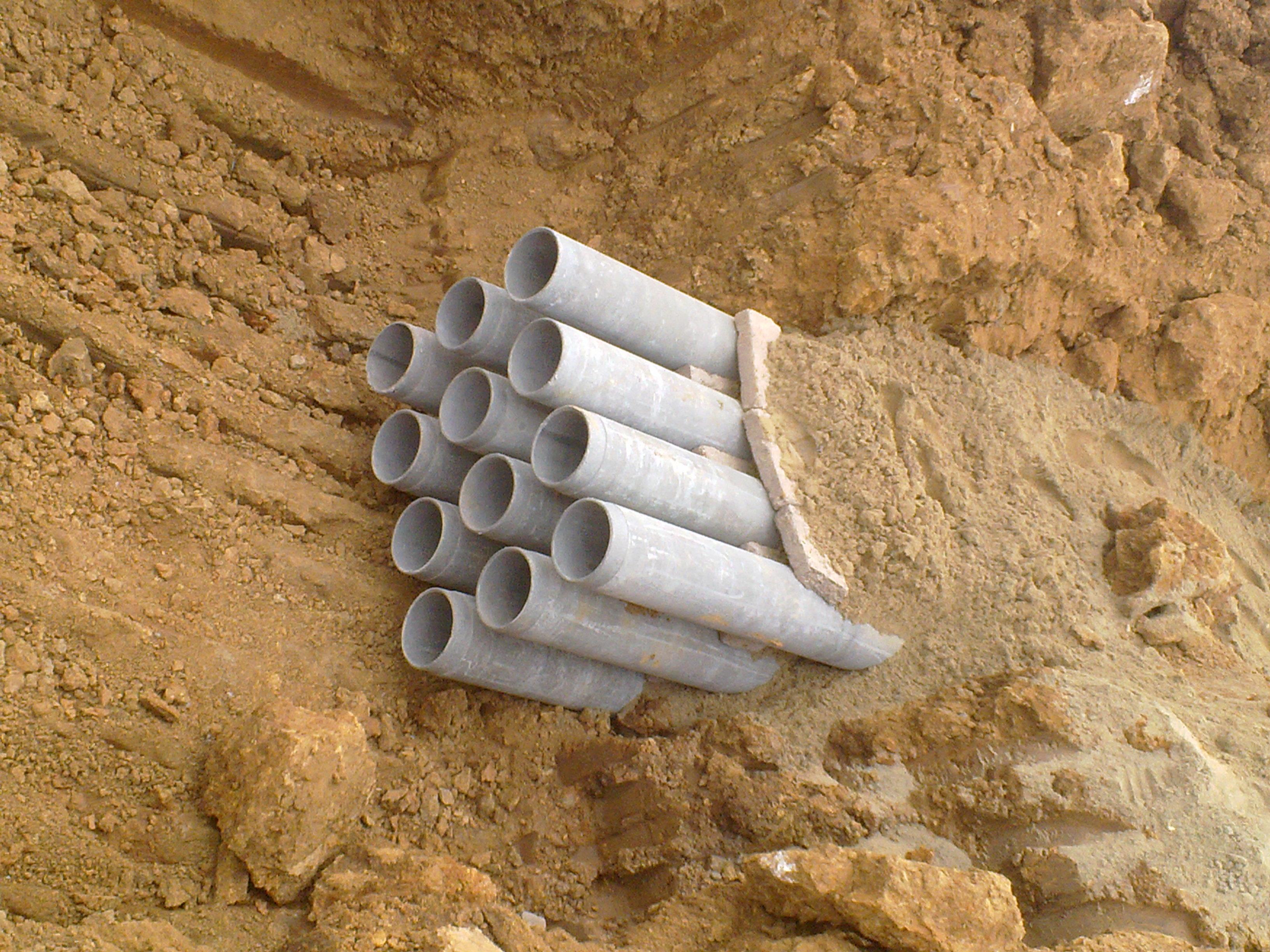 维纶水泥管 海泡石电缆保护管 水泥电缆保护管