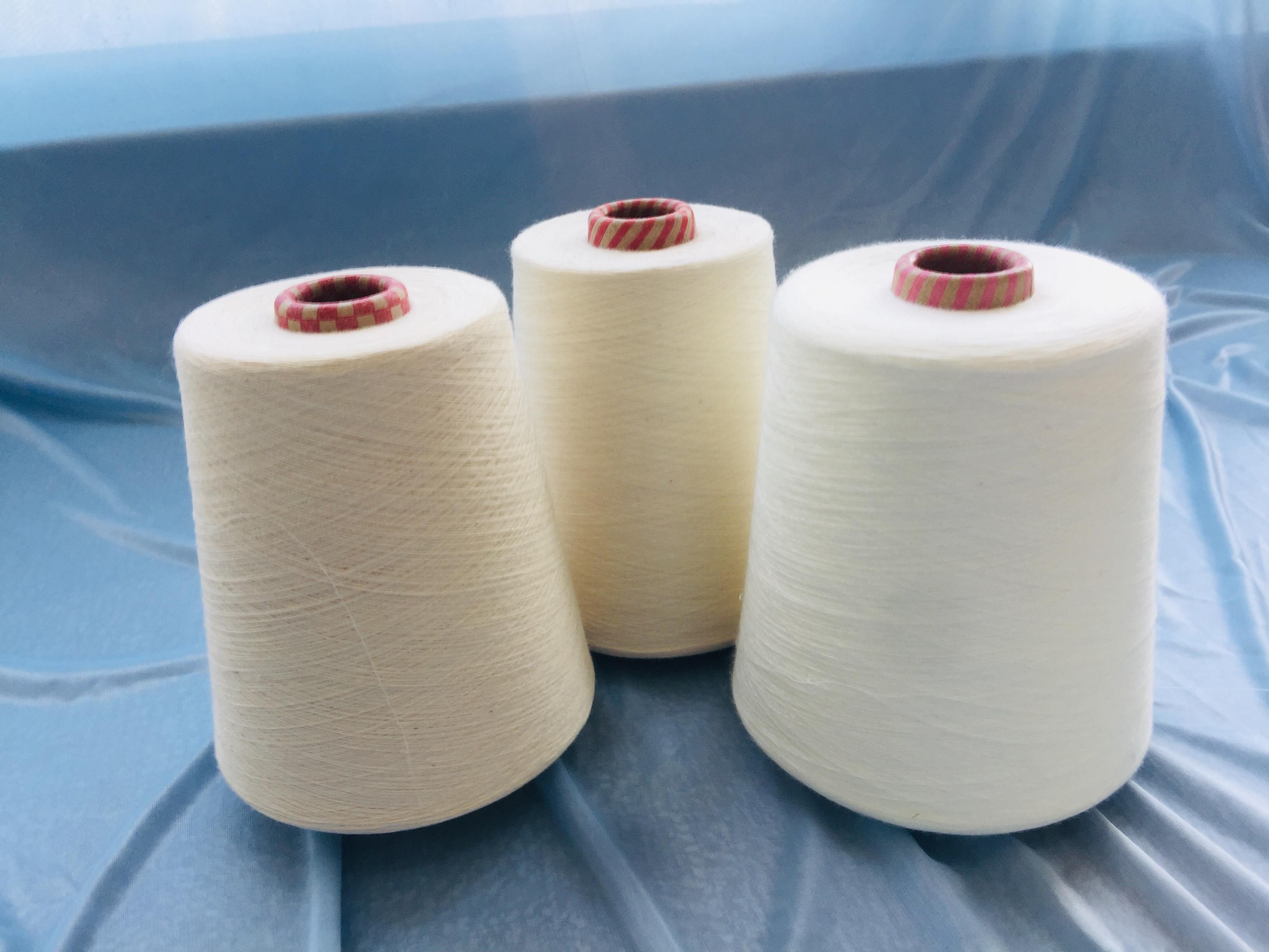 绍兴市匹马长绒棉纱32支合股100支