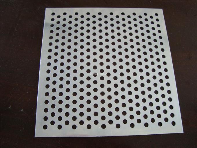 江苏铝扣板工装吊顶冲孔全孔对角孔厂家直销