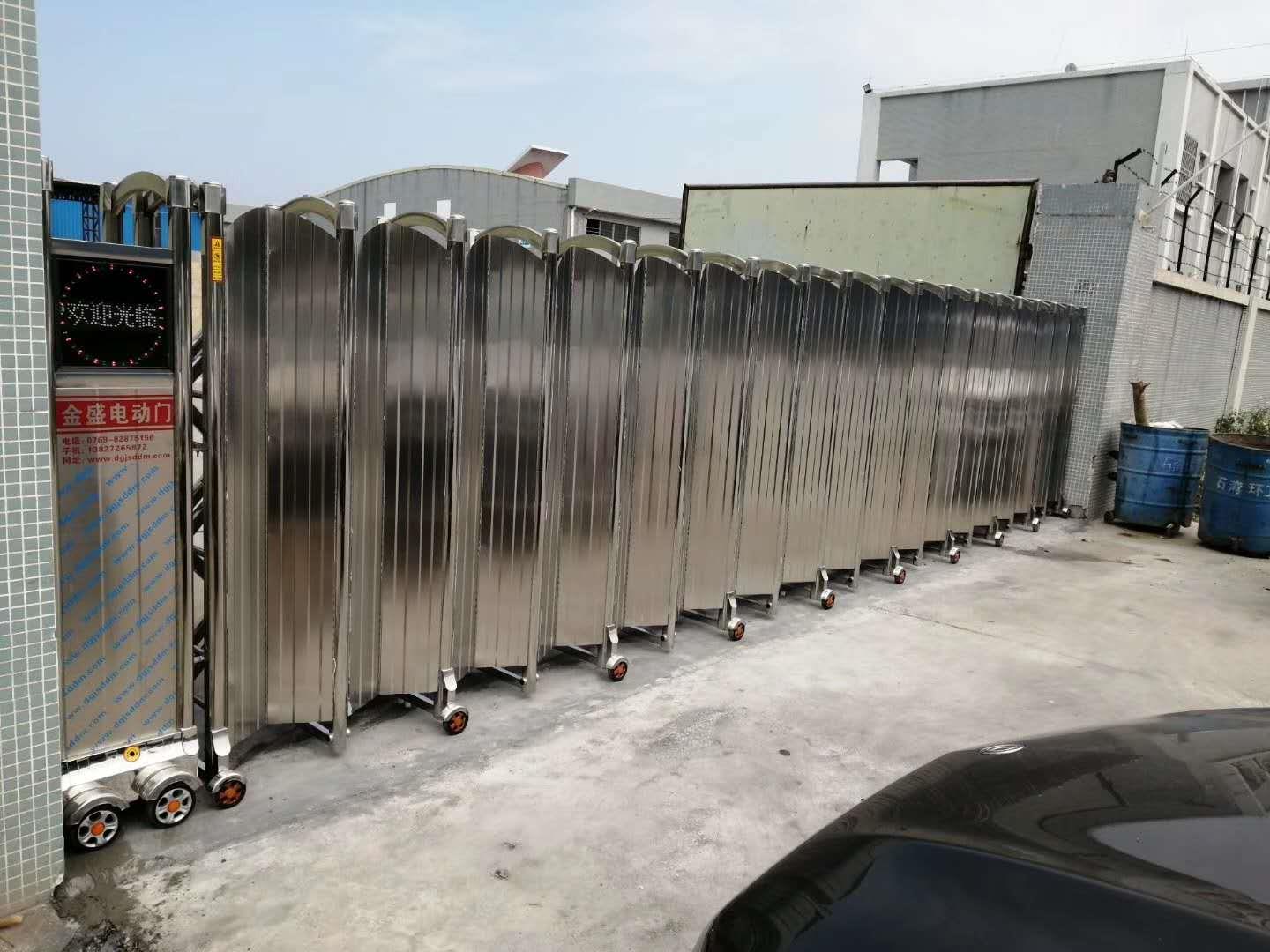 广东东莞工地密闭式电动伸缩门批发