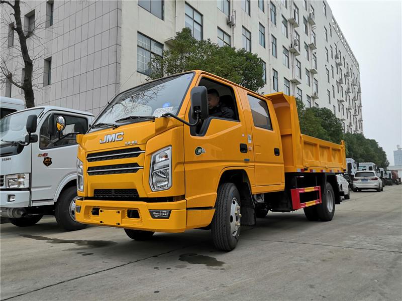 云南蓝牌国六江铃双排自卸车厂家参数