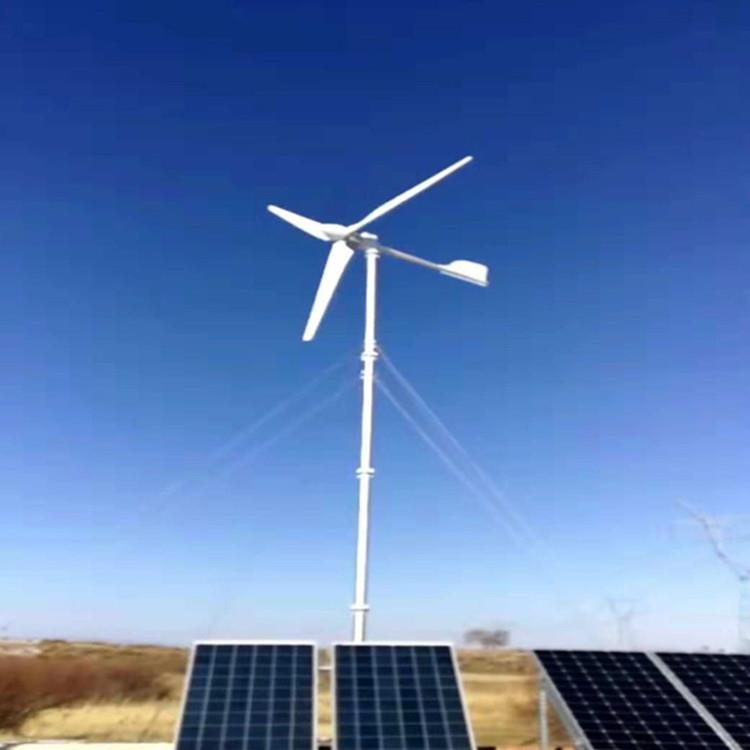 安徽林场监控用低速风力发电机 2kw48v96v小风量发电