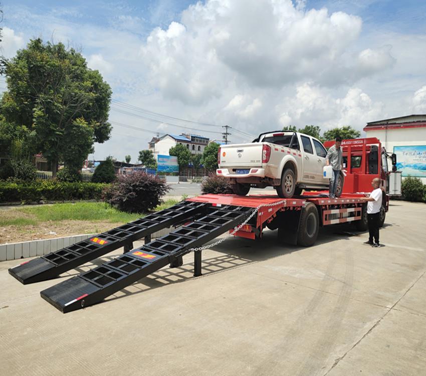 江淮配10吨后桥拖车 叉车专用运输车 180中小型拖车运输