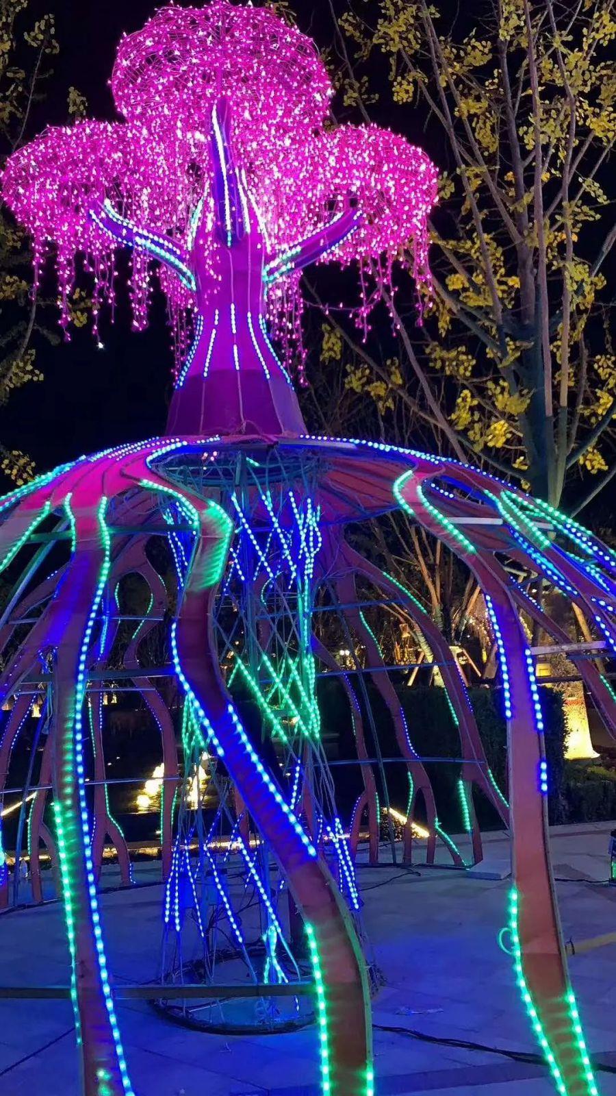 七彩生命树特价销售 造型灯造型树景观灯音乐节生命树