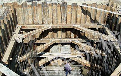 甘肃拉森钢板桩内支撑设计康尚工程