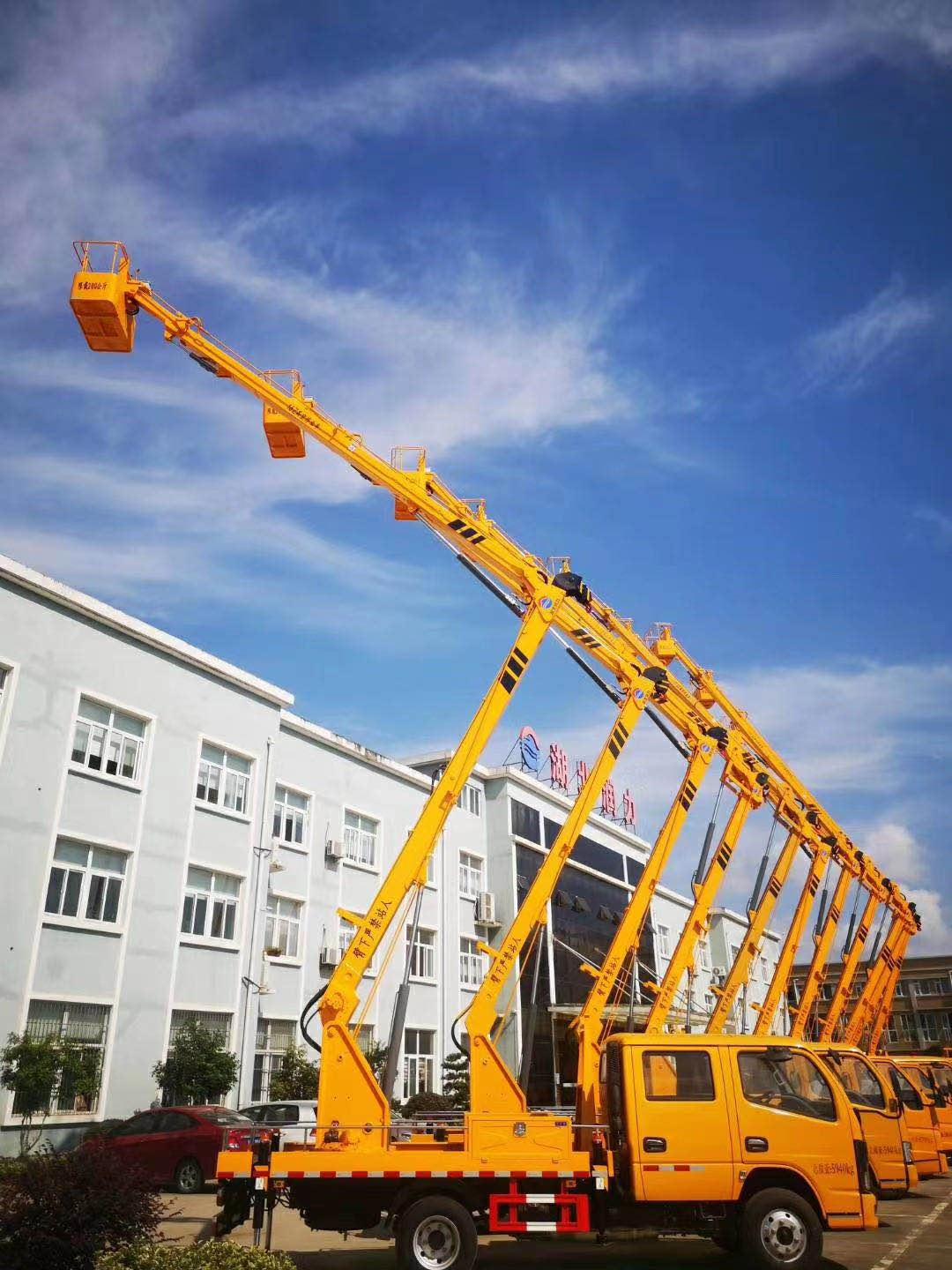 蓝牌高空作业车16米登高车东风单排底盘