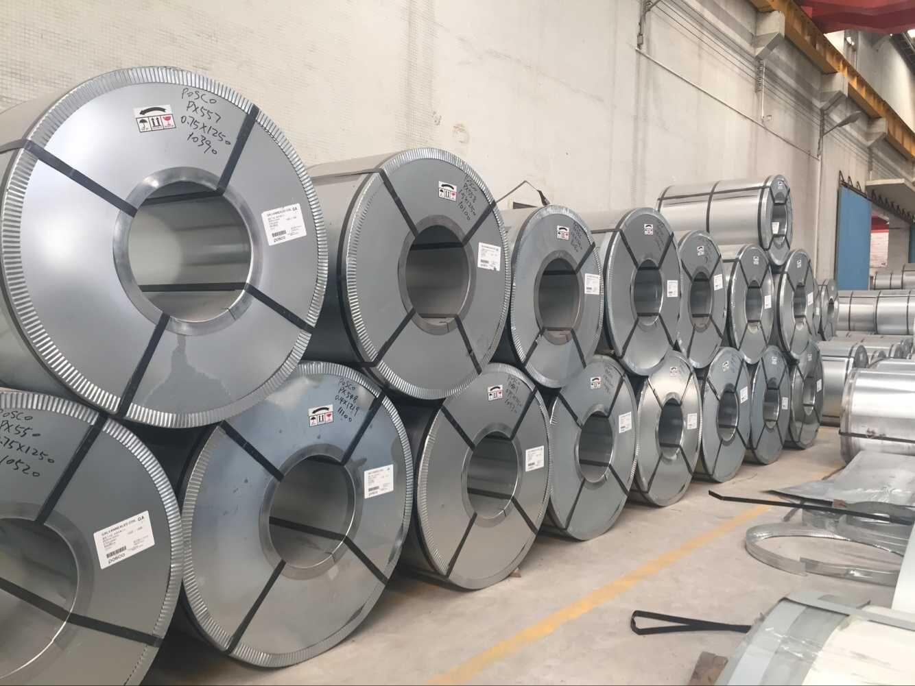 浦项镀镁铝锌板 dc51d az100 镀镁铝锌板批发