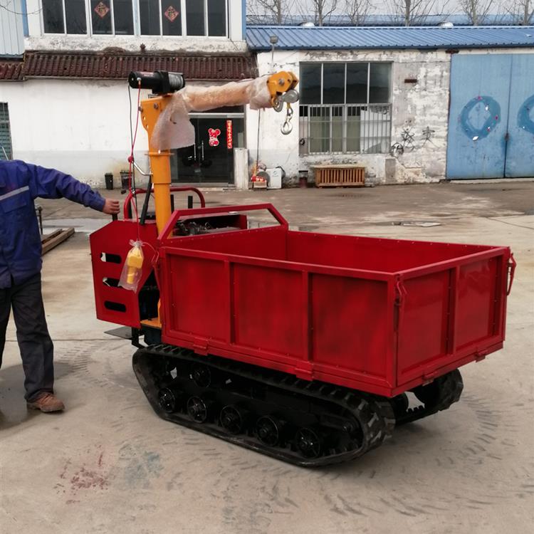 履带爬山虎运输车3吨履带山地运输车全地形液压自卸爬山虎