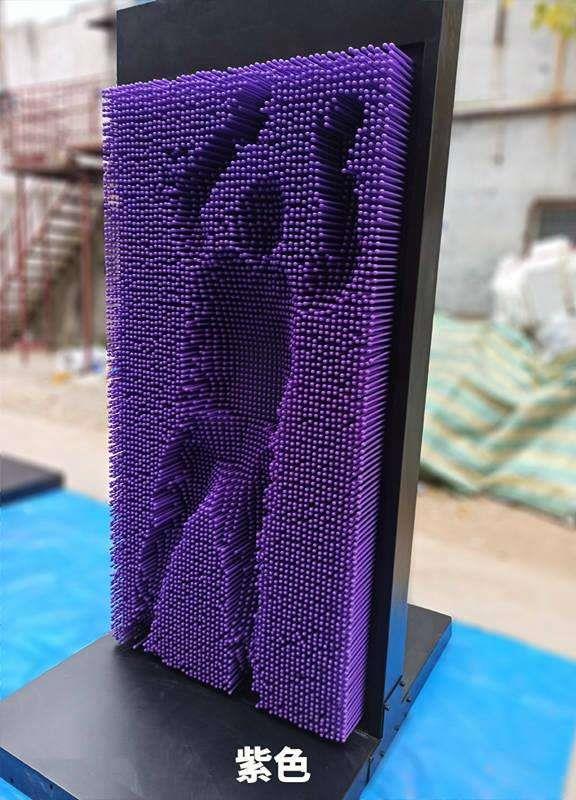 三维针雕厂家直销暖场引流道具针雕厂家