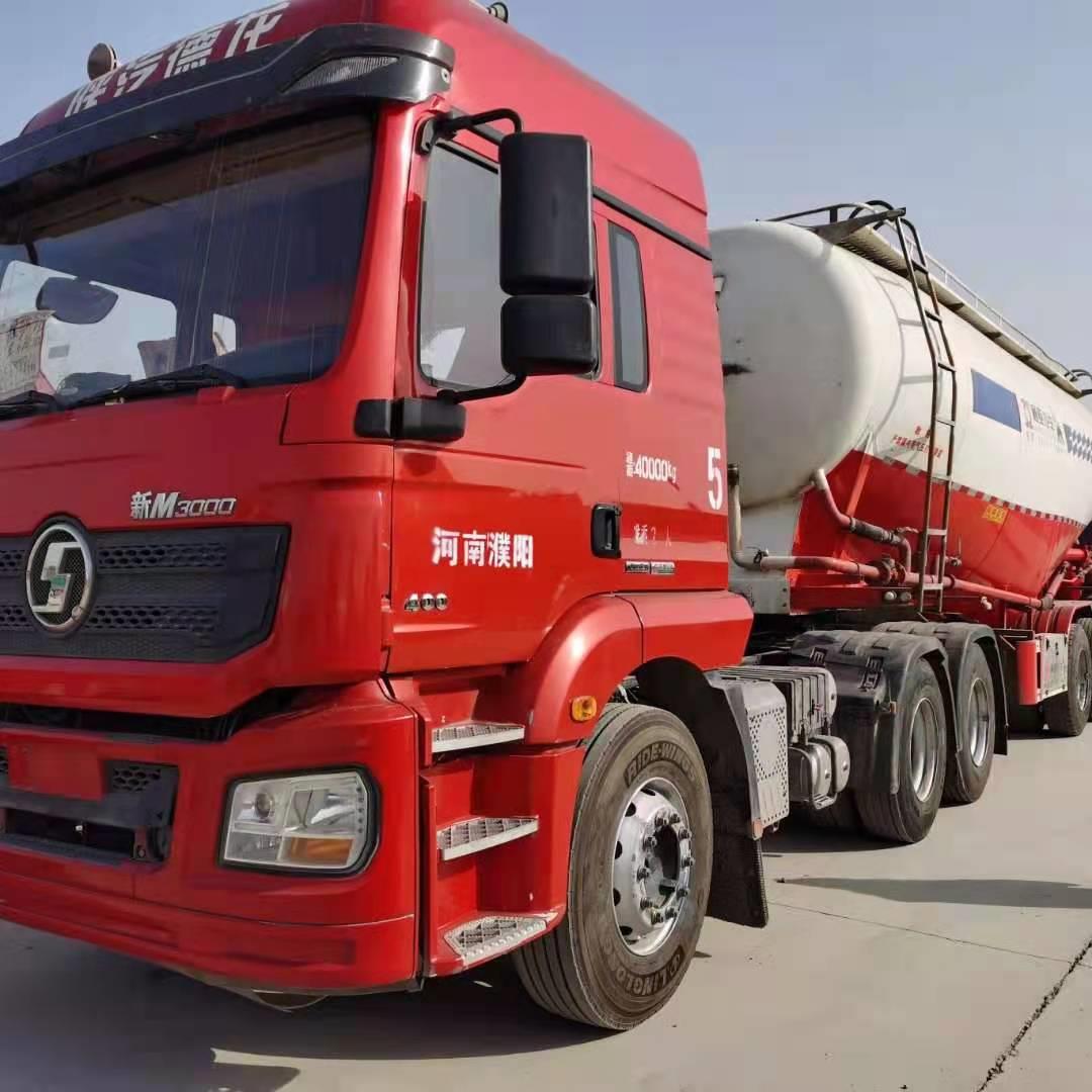 刚到家一批19年6月份陕汽德龙新m3000国五排放双驱轻体,400马力潍柴