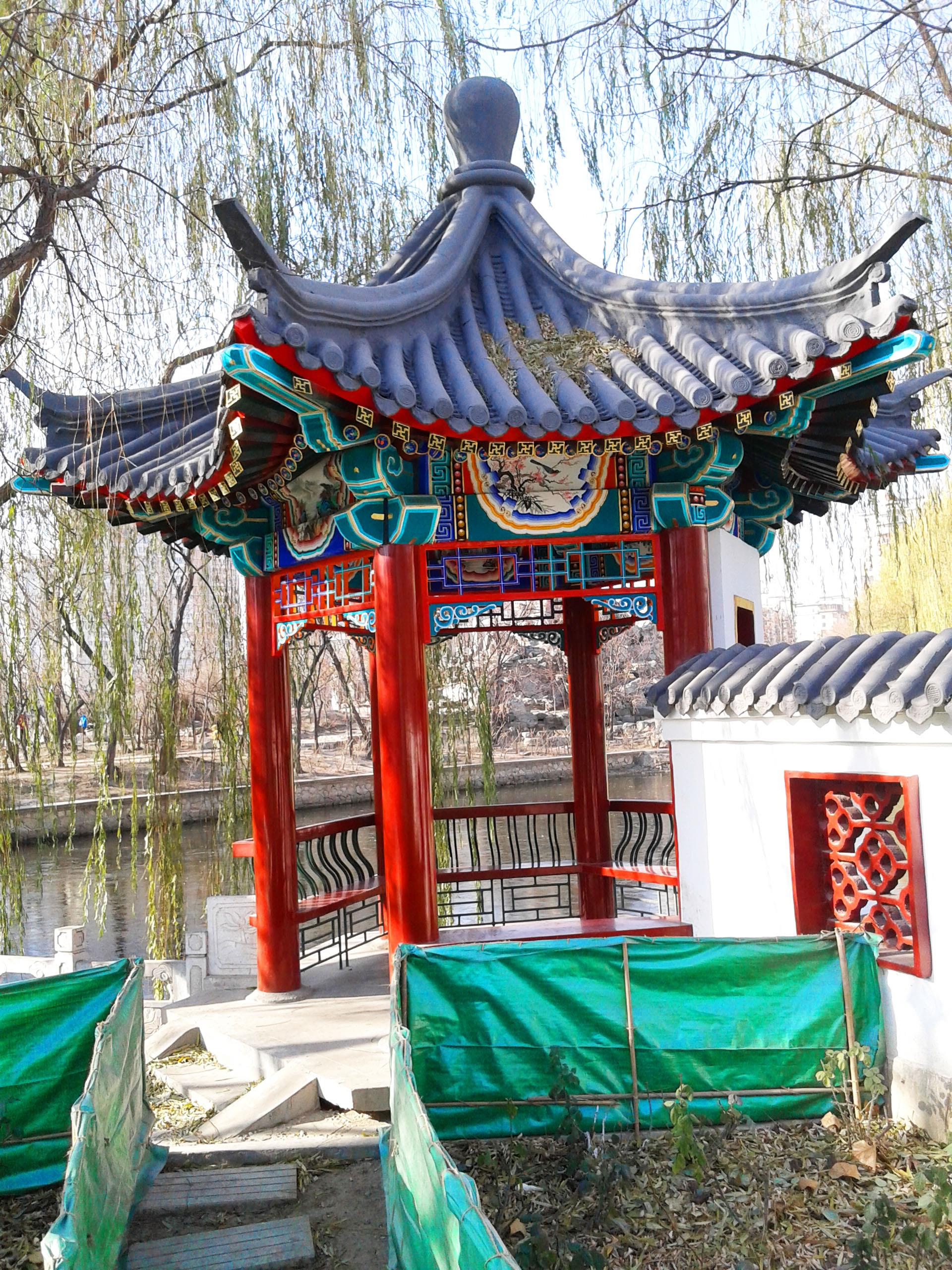 天津古建六角重檐亭子修建厂家