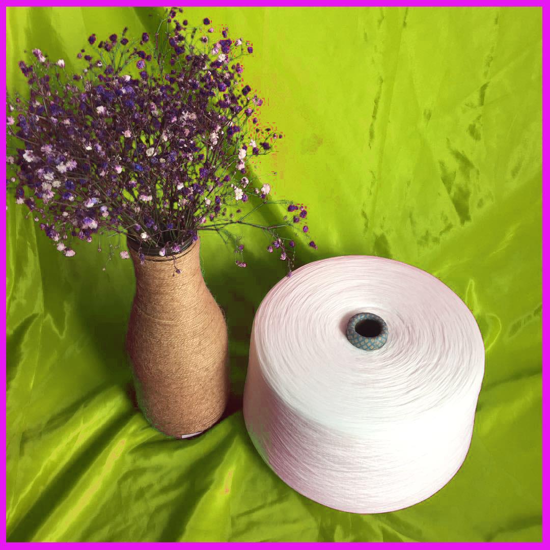竹/棉混纺纱32支40支竹棉70/30混纺32支40支绿色可降解纱线