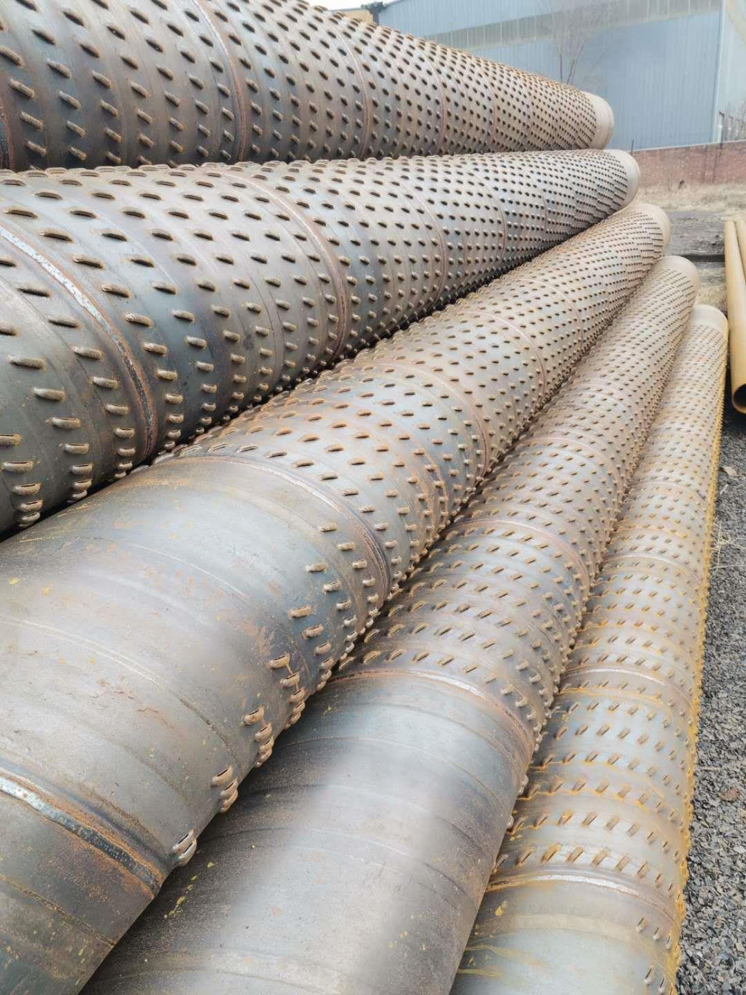 北京桥式降水管钢管580*7降水钢管325*4螺旋渗水管生产厂家