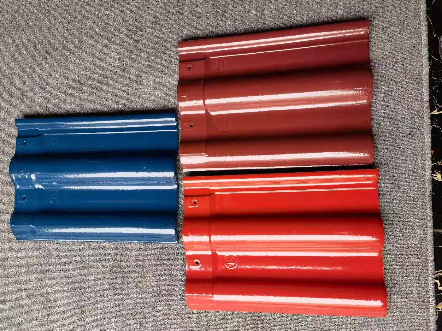 屋面大红瓦山东生产销售厂家淄博满家福瓦业