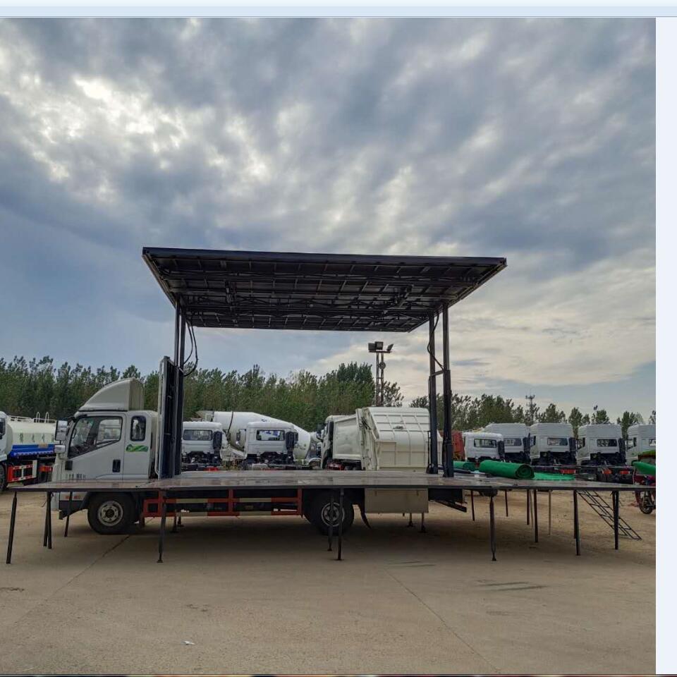 8米大型流动舞台车红白喜事表演led全彩屏厂家定制