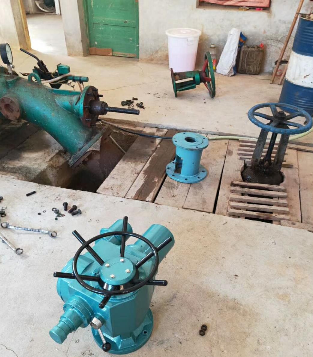 宁夏水轮机用手电动调速器,部分回转手电动调速器