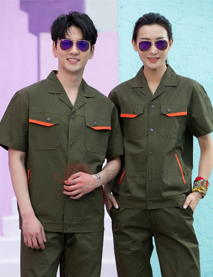 车间厂服佛山市容桂锦丹制服工服定制免费印logo