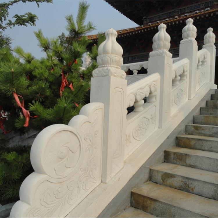 楼梯扶手石栏杆景区台阶石栏杆石雕栏杆批发价格