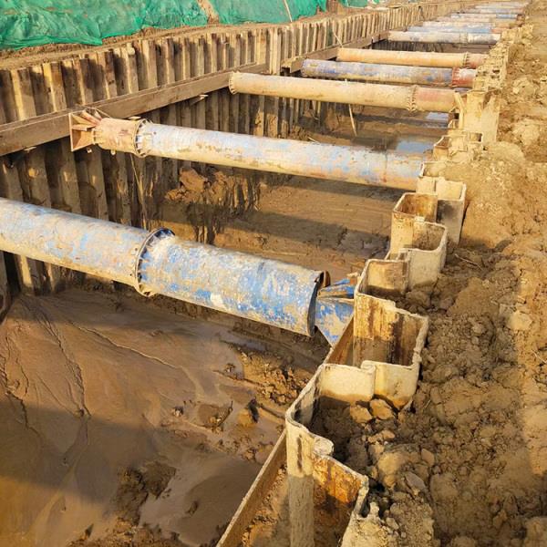 沭阳钢板桩施工解决方案高架桥基坑护支护钢板桩施工