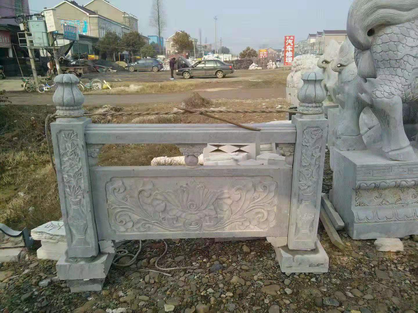 旭金石材 石栏杆石雕栏杆 古建筑石栏杆 零售