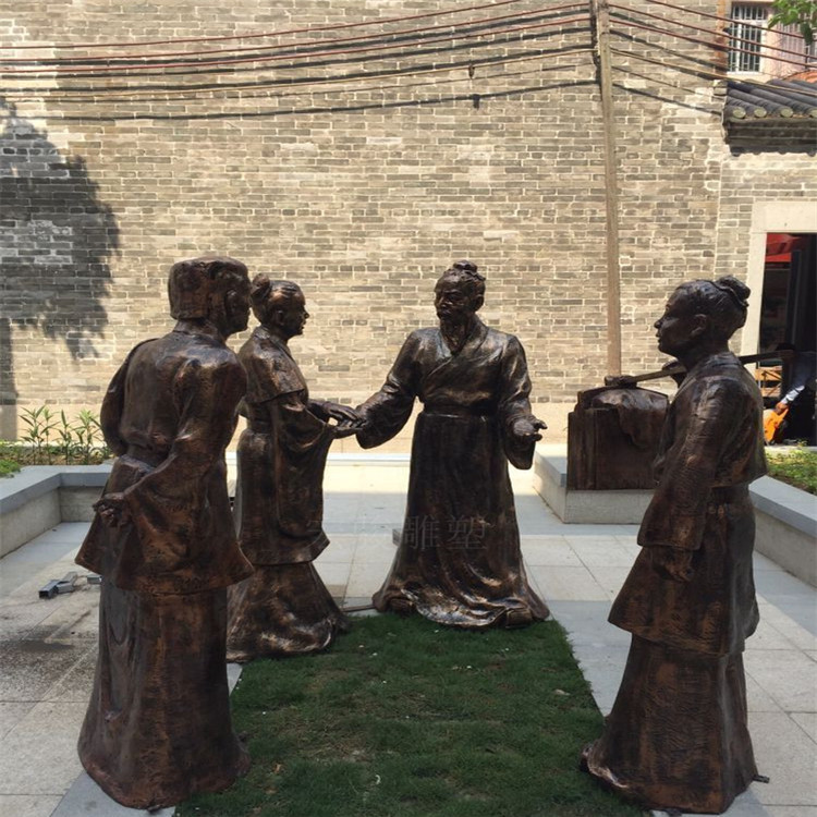 梅州玻璃钢买卖人物雕塑仿古人物雕塑厂家