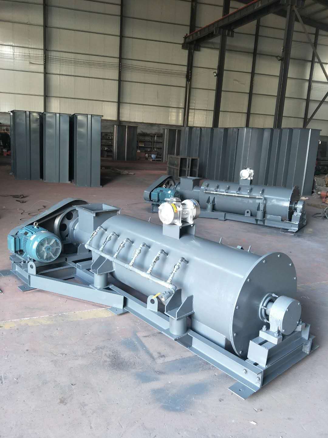 泊头市 卧式单轴粉尘搅拌机 电厂除尘灰粉尘混合机 千瑞按需定做