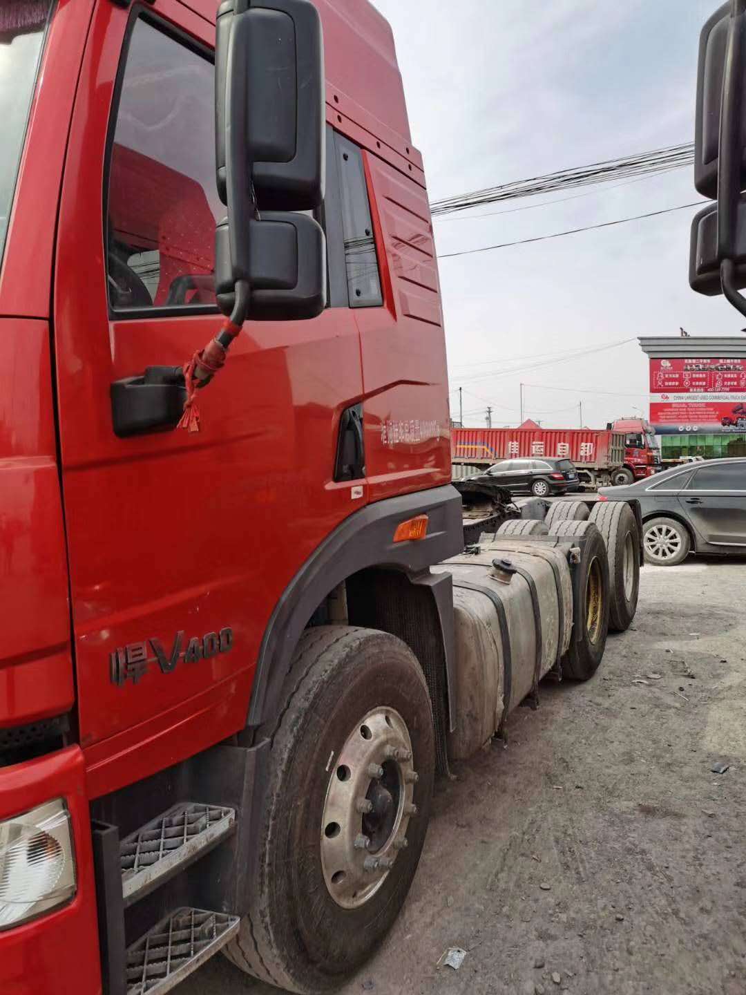 双驱二手悍v400牵引车精品二手解放悍v牵引车