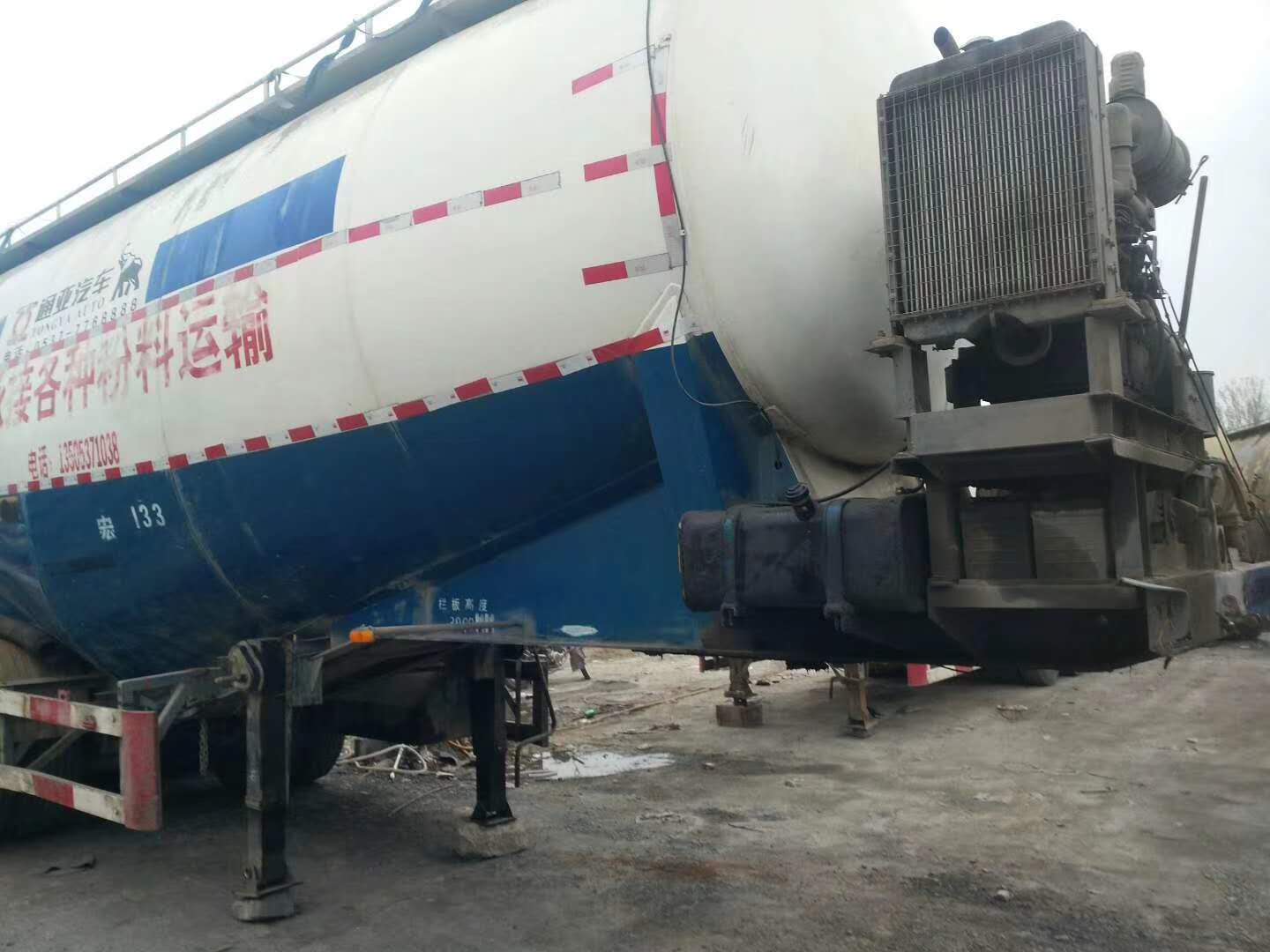 厂家二手散装水泥罐35-120方水泥罐车中集瑞江