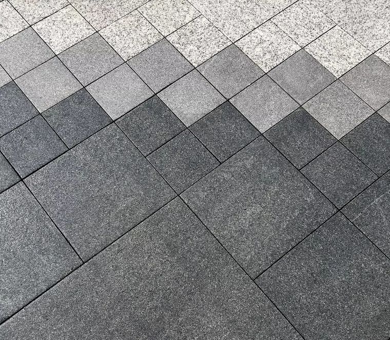 火烧面厂家 蘑菇石 盲道石 路沿石 挡车球 小方块火烧板等花岗石石材